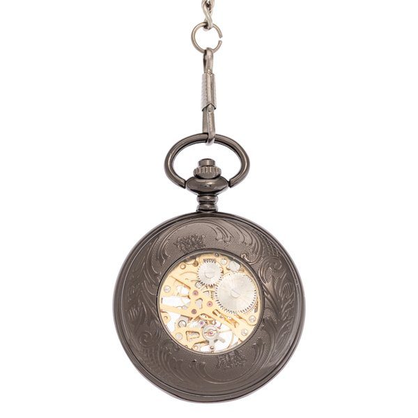 Dark Random Ring Half Hunter Pocket Watch