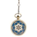 Hunter Pocket Watch Covered In Blue And Simulated Diamonds