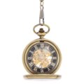 Hunter Pocket Watch Covered In Blue And Simulated Diamonds