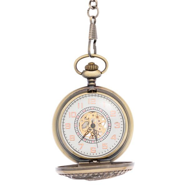 Twin Porpoise Hunter Pocket Watch