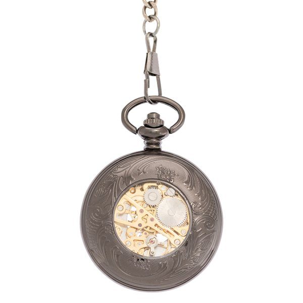 Dark Ring Random Half Hunter Pocket Watch