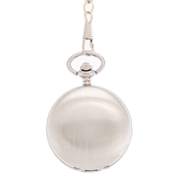 Front-42 Silver Dome Hunter Pocket Watch