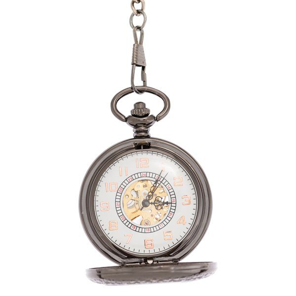 Dark Ring Random Half Hunter Pocket Watch