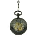 Black and Gold Dad Hunter Pocket Watch