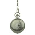 Polished Silver Double Hunter Fob Watch