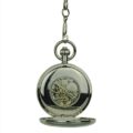 Polished Silver Double Hunter Fob Watch