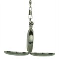 Polished Silver Double Hunter Fob Watch