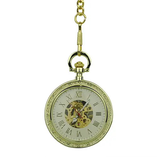 Gold Victorian Open Face Pocket Watch