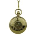 Gold Vintage Roman Numeral Hunter Pocket Watch