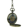 Golden Flower Hunter Pocket Watch