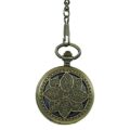 Golden Flower Hunter Pocket Watch