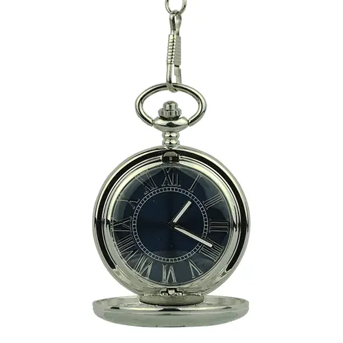 Silver Victorian Half Hunter Pocket Watch