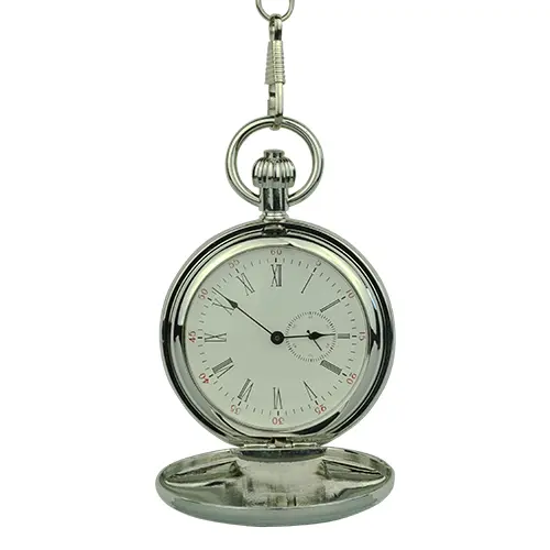 Silver Victorian Hunter Fob Watch