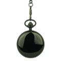 Polished Black Hunter Fob Watch