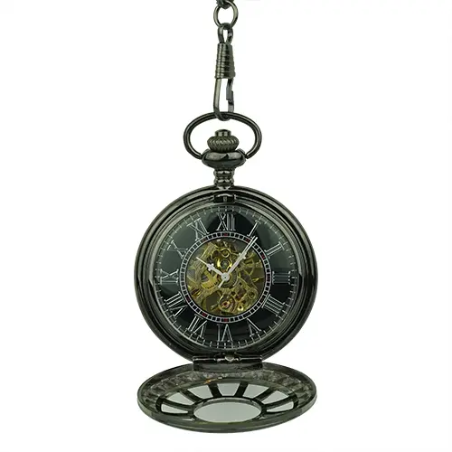 Gold Vintage Tire Half Hunter Pocket Watch