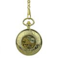 Gold Victorian Flourish Half Hunter Pocket Watch