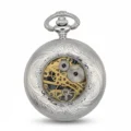 Intricate Rose Half Hunter Pocket Watch