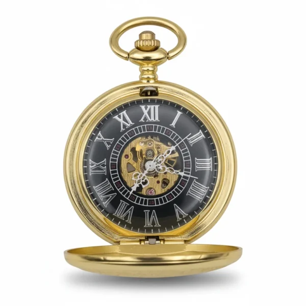 FAC-017-pocket-watch-3 Regal Gold Hunter Pocket Watch
