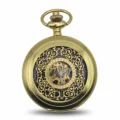 Intricate Gold Ring Half Hunter Pocket Watch pocket watch