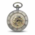 Dual Ringed Roman Numeral Pocket Watch pocket watch