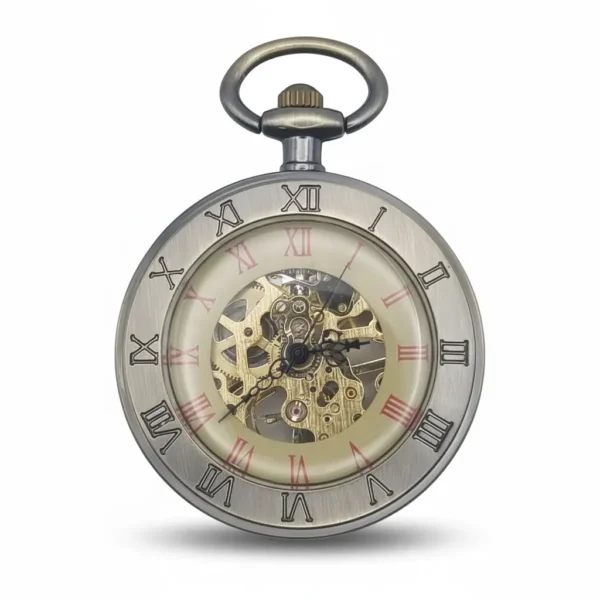 FAC-021-pocket-watch-1 Dual Ringed Roman Numeral Pocket Watch pocket watch