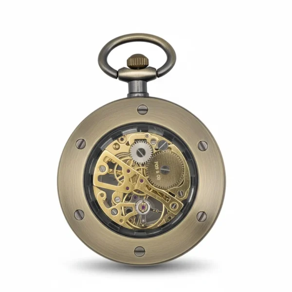 FAC-021-pocket-watch-2 Dual Ringed Roman Numeral Pocket Watch