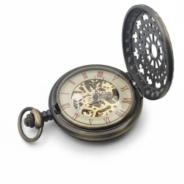 FAC-025-pocket-watch-4 Mini Heart Half Hunter Pocket Watch