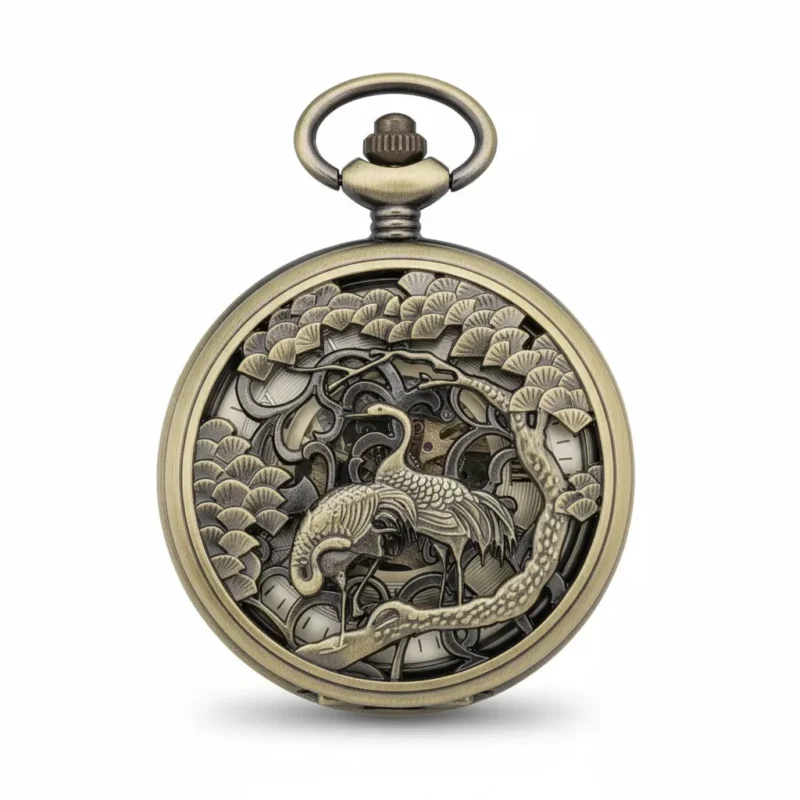 Brass Wheel Pocket Watch pocket watch