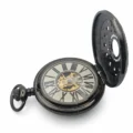 Inter Weaving Arches Half Hunter Pocket Watch