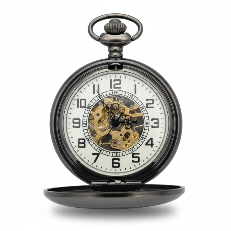 Glow Faced Half Hunter Pocket Watch