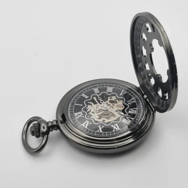 FAC-056-pocket-watch-4 Big Number Half Hunter Pocket Watch