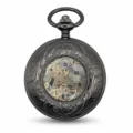 Daisy Flower Half Hunter Pocket Watch