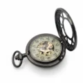 Daisy Flower Half Hunter Pocket Watch