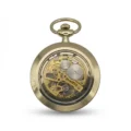 Black Spoked Gold Pocket Watch