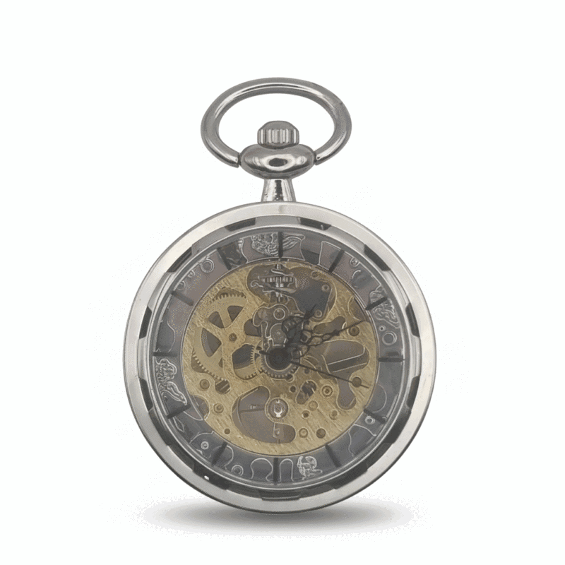 The Silver Tire Pocket Watch pocket watch