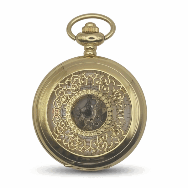 FAC-074-pocket-watch-1 Gold Ringlet Half Hunter Pocket Watch pocket watch