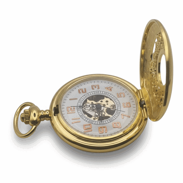 FAC-074-pocket-watch-4 Gold Ringlet Half Hunter Pocket Watch