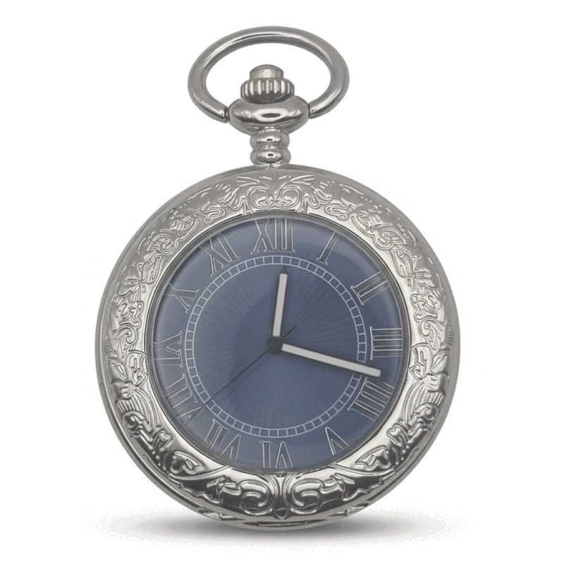 Black Faced Half Hunter Pocket Watch