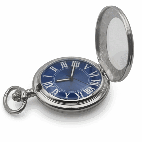 Black Faced Half Hunter Pocket Watch