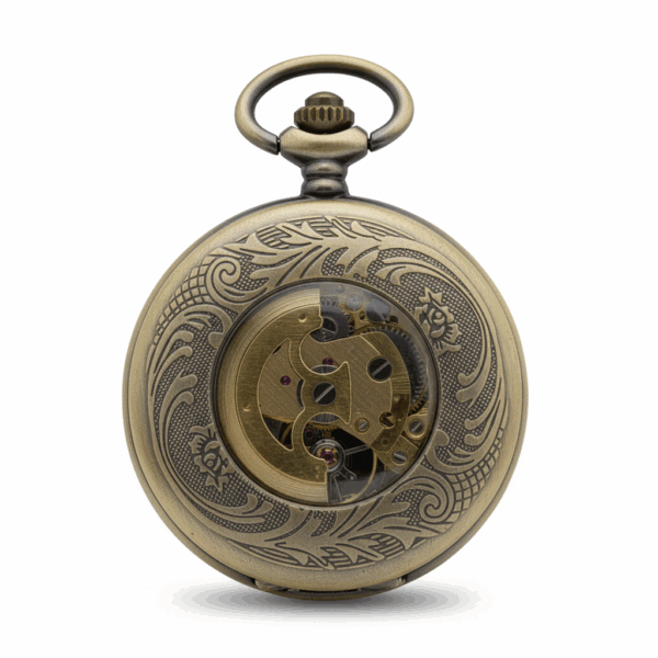 Brass Hunter Pocket Watch | FOB & Co