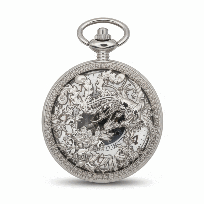 Plant Life Half Hunter Pocket Watch