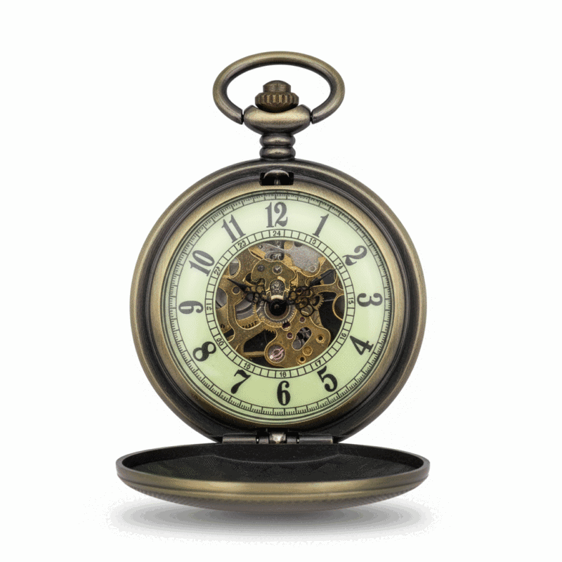 Brass Regal Pocket Watch | FOB & Co