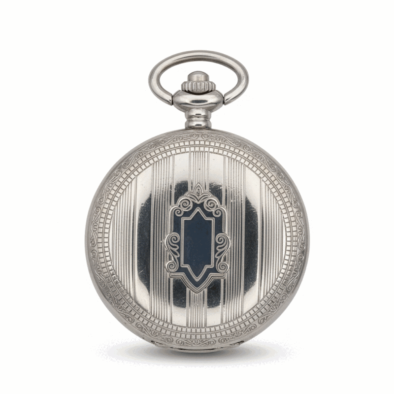 Silver Streak Hunter Pocket Watch