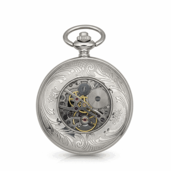 FAC-100-pocket-watch-2 Silver Streak Hunter Pocket Watch