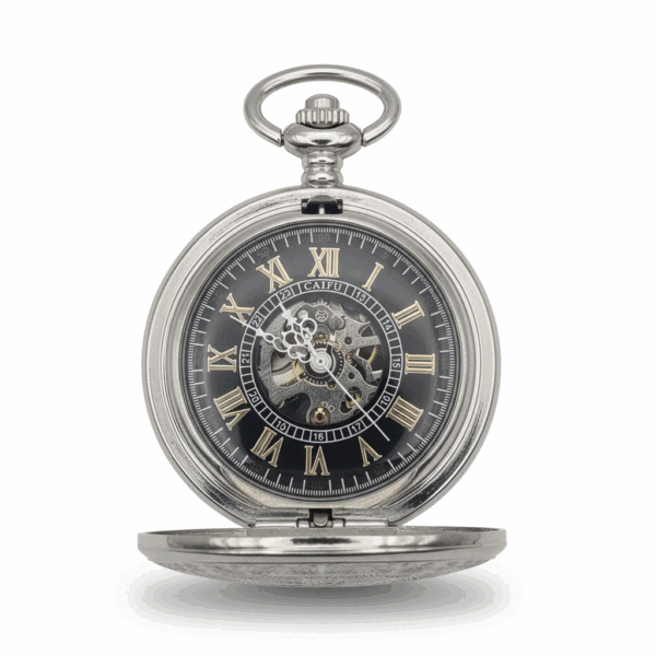 FAC-100-pocket-watch-3 Silver Streak Hunter Pocket Watch
