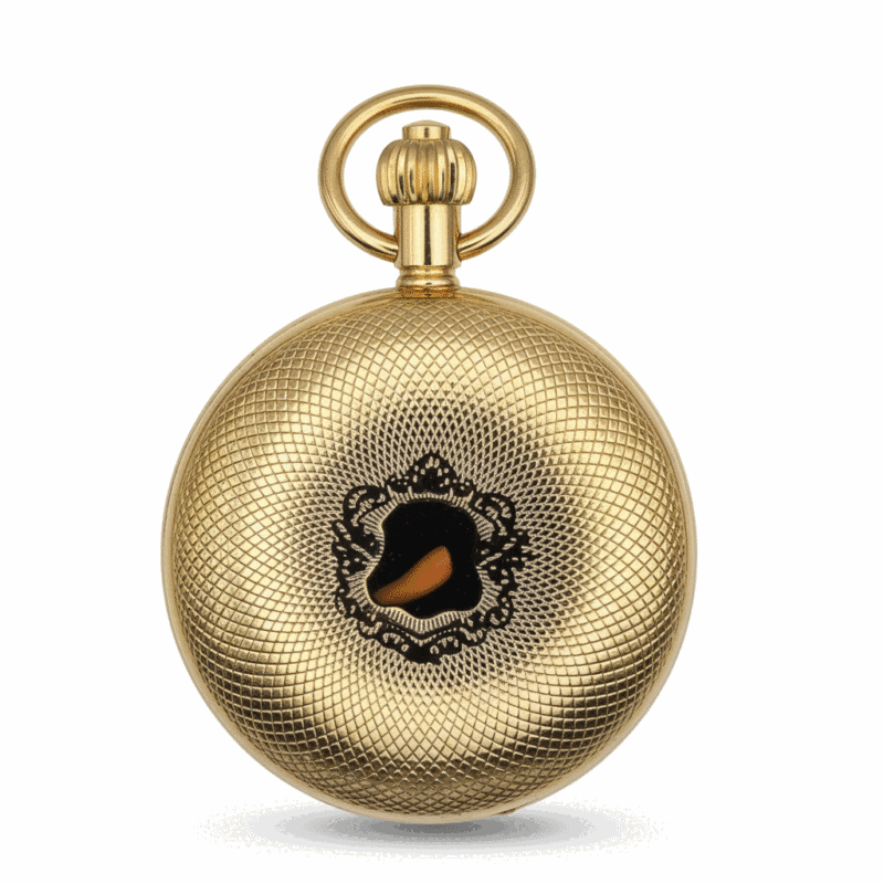 Gold Victorian Sphere Double Hunter Fob Watch