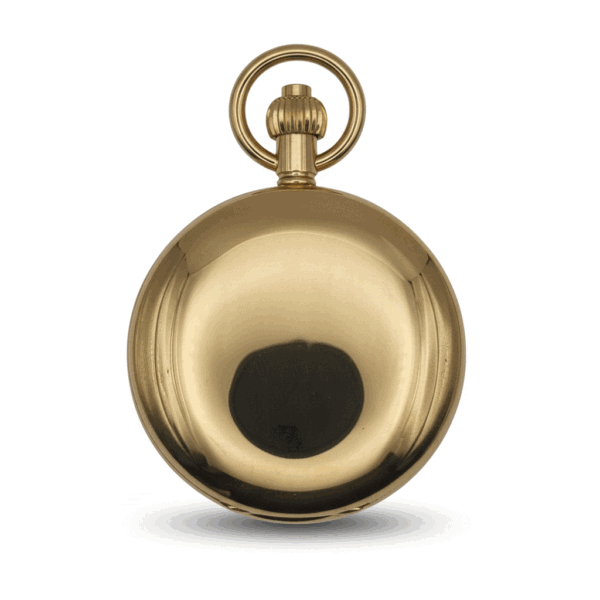Gold Victorian Sphere Double Hunter Fob Watch
