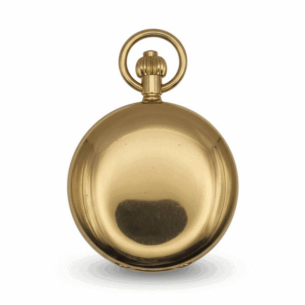 Polished Gold Double Hunter Fob Watch