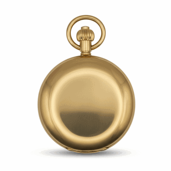 Polished Gold Double Hunter Fob Watch