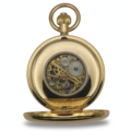 Polished Gold Double Hunter Fob Watch